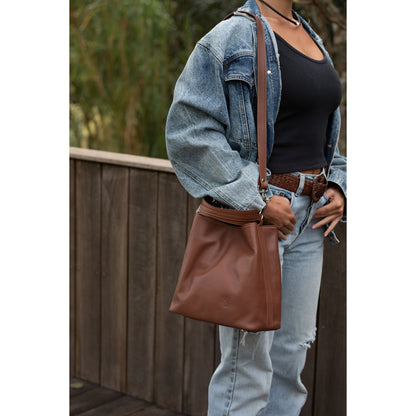 Bucket Handbag - Aussie Bush Leather