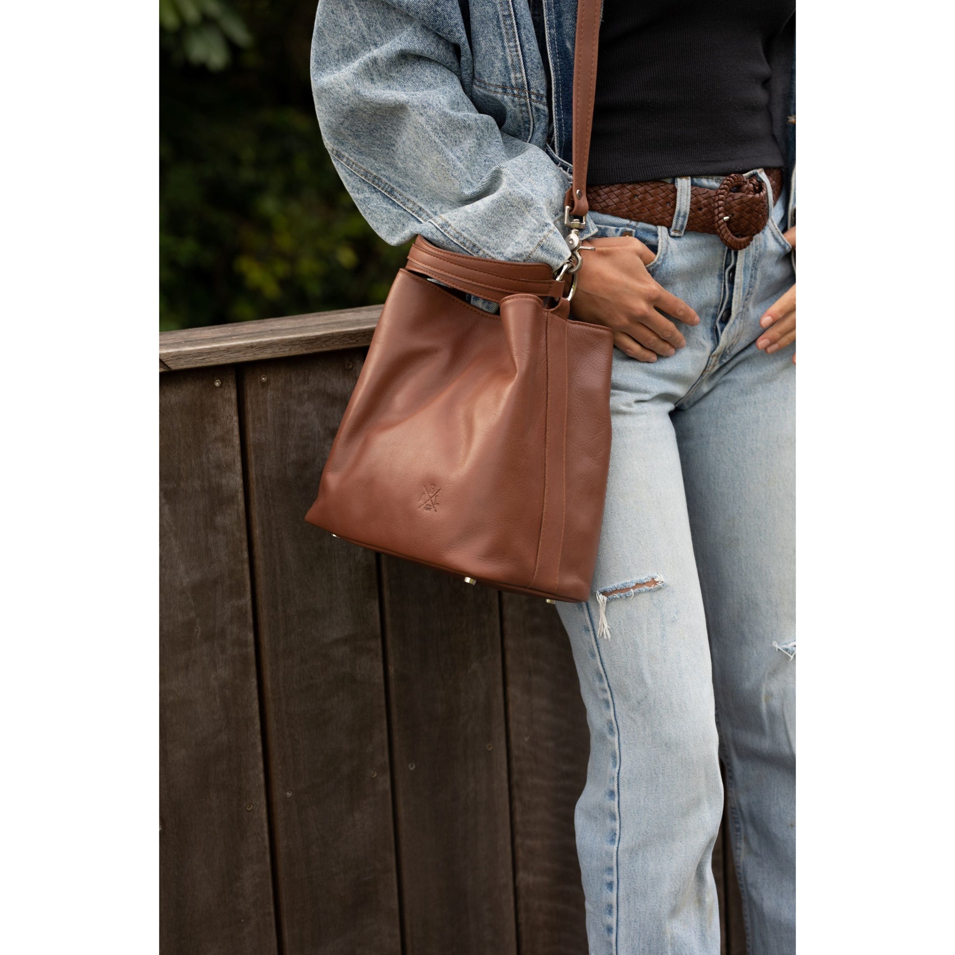 Bucket Handbag - Aussie Bush Leather