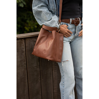 Bucket Handbag - Aussie Bush Leather