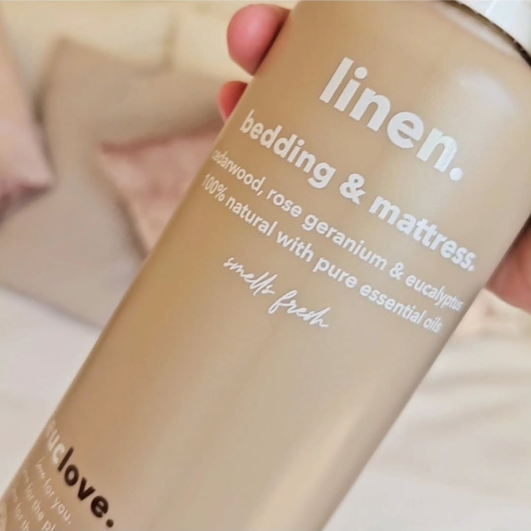 Natural Linen Spray Rose Geranium & Himalayan Cedarwood