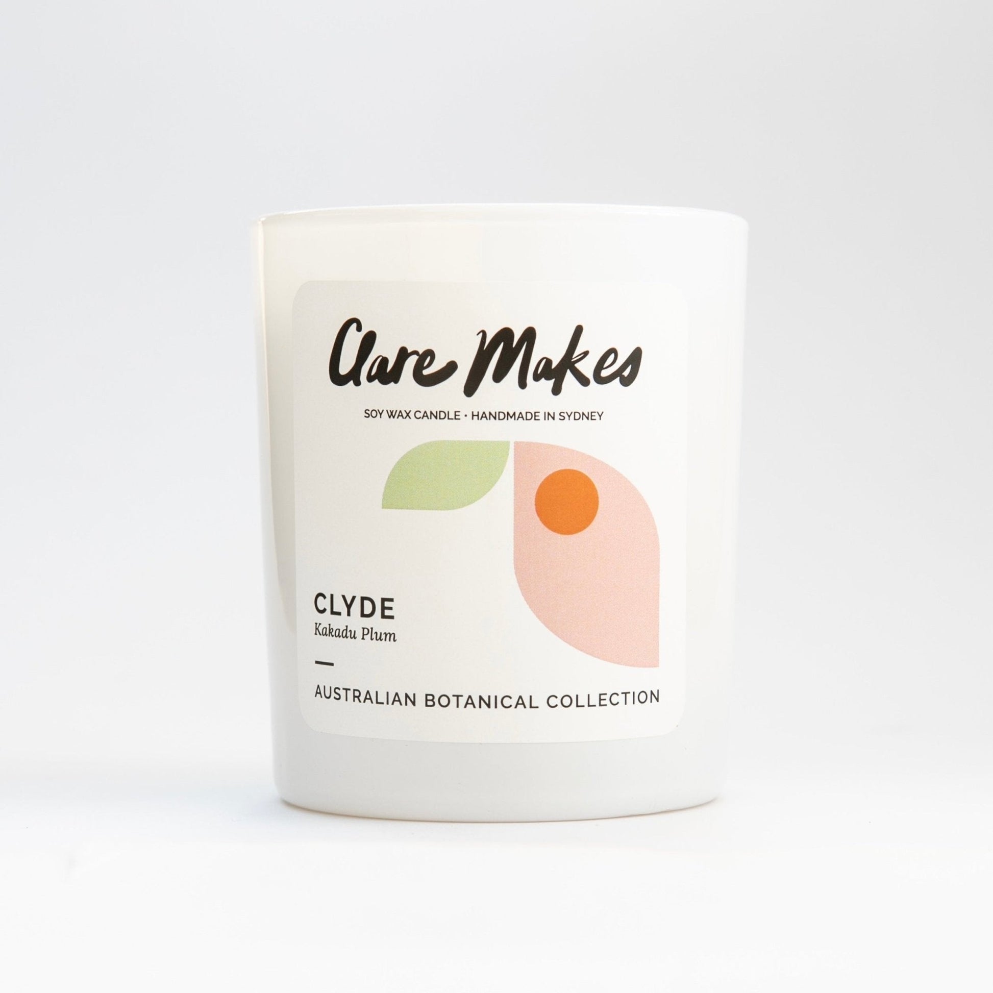Clare Makes Clyde Medium Candle - Australian botanical scent