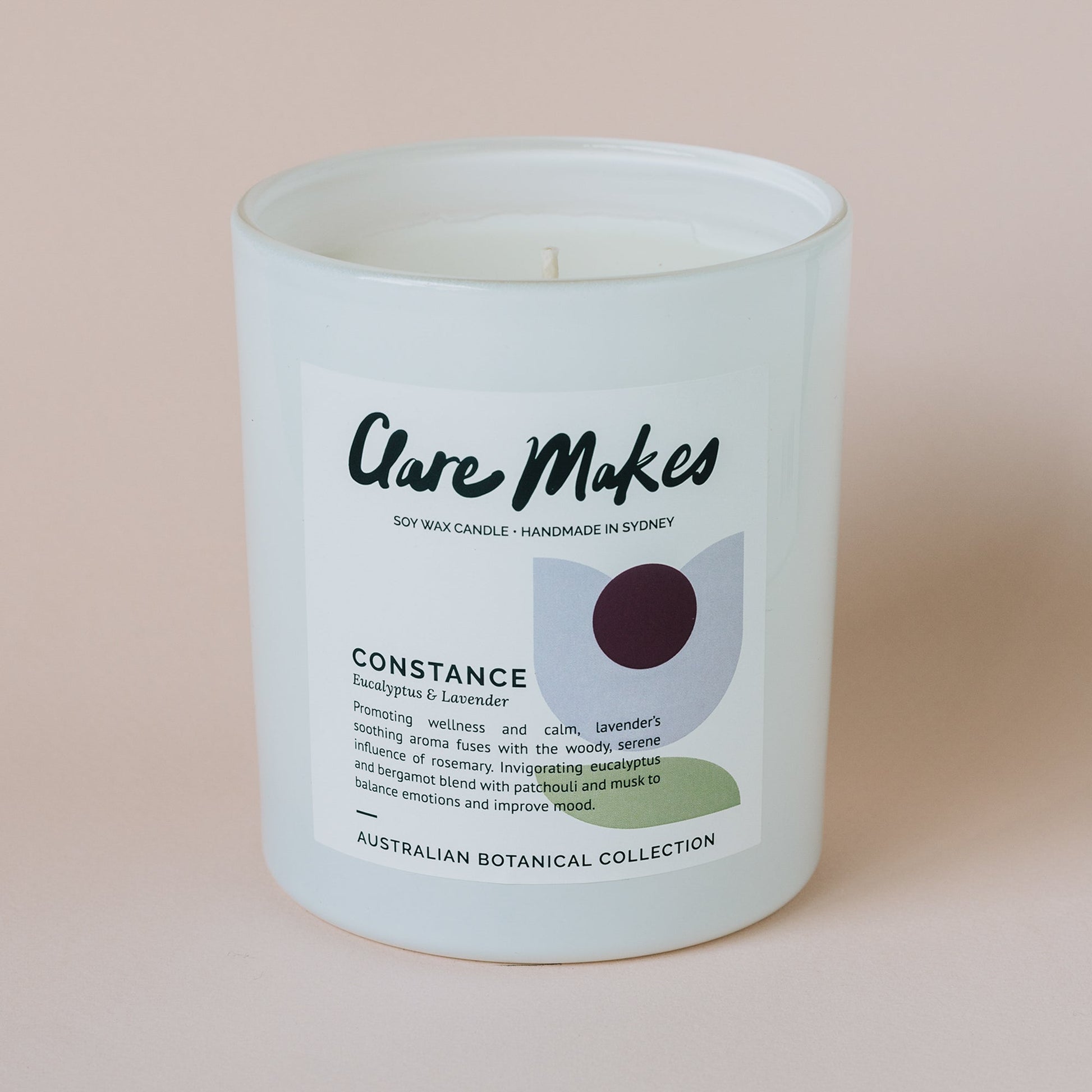 Clare Makes Constance XL Candle - Australian botanical scent