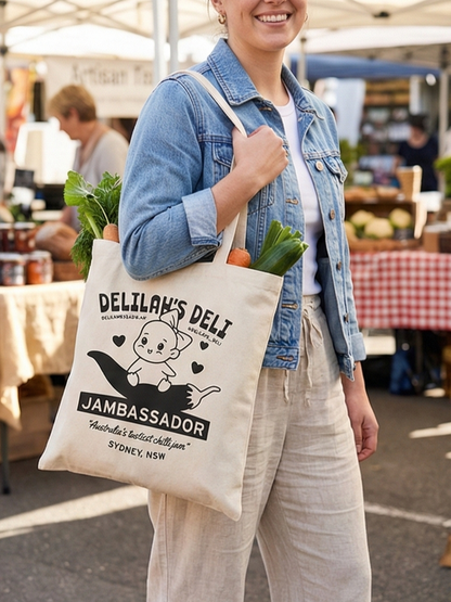 Delilah’s Deli “JAMBASSADOR” Tote Bag