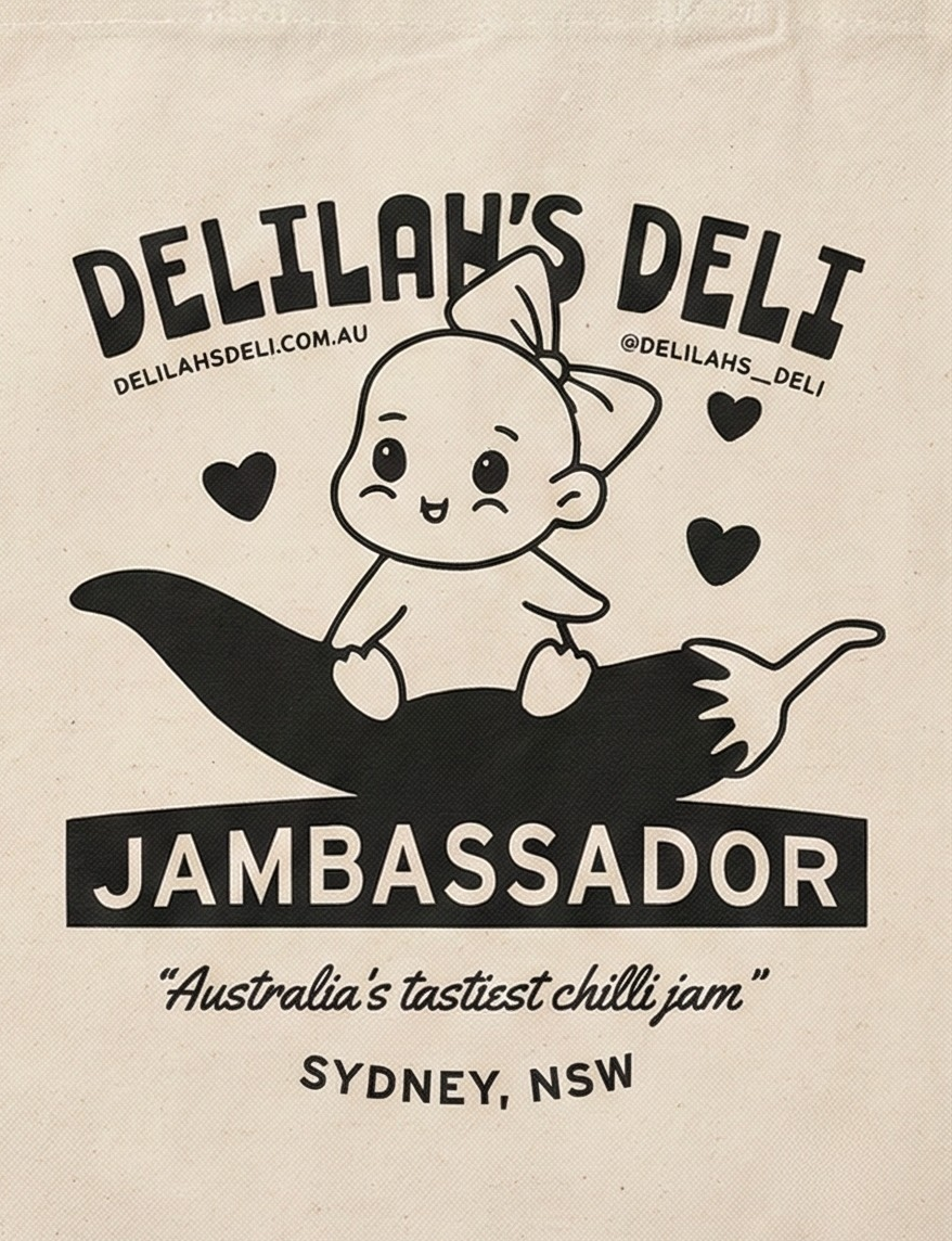 Delilah’s Deli “JAMBASSADOR” Tote Bag