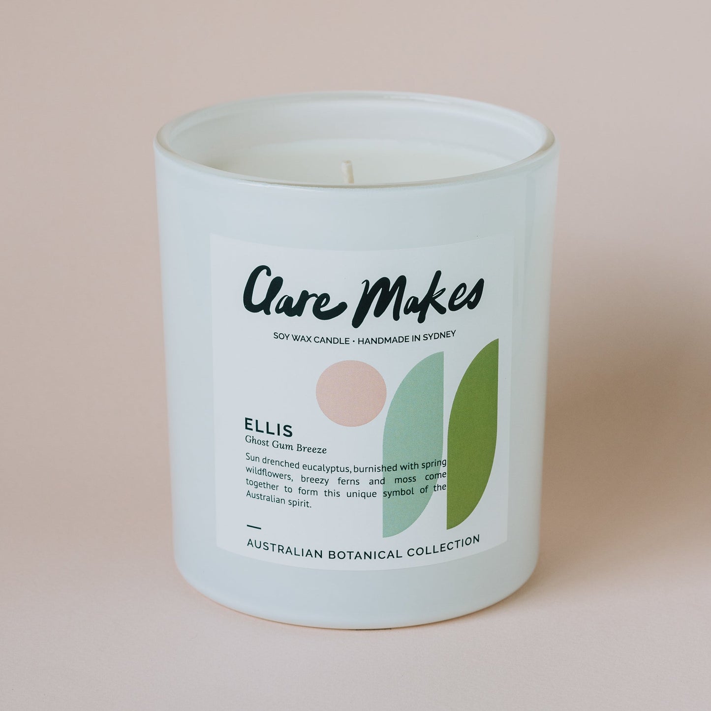 Clare Makes Ellis XL Candle - Australian botanical scent
