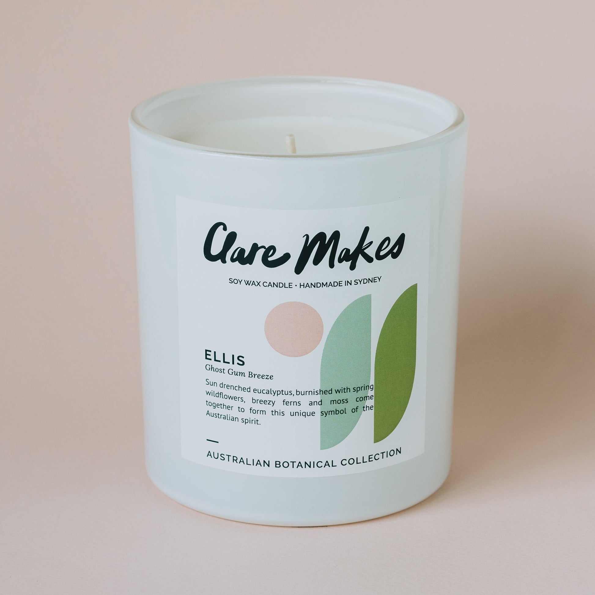 Clare Makes Ellis XL Candle - Australian botanical scent