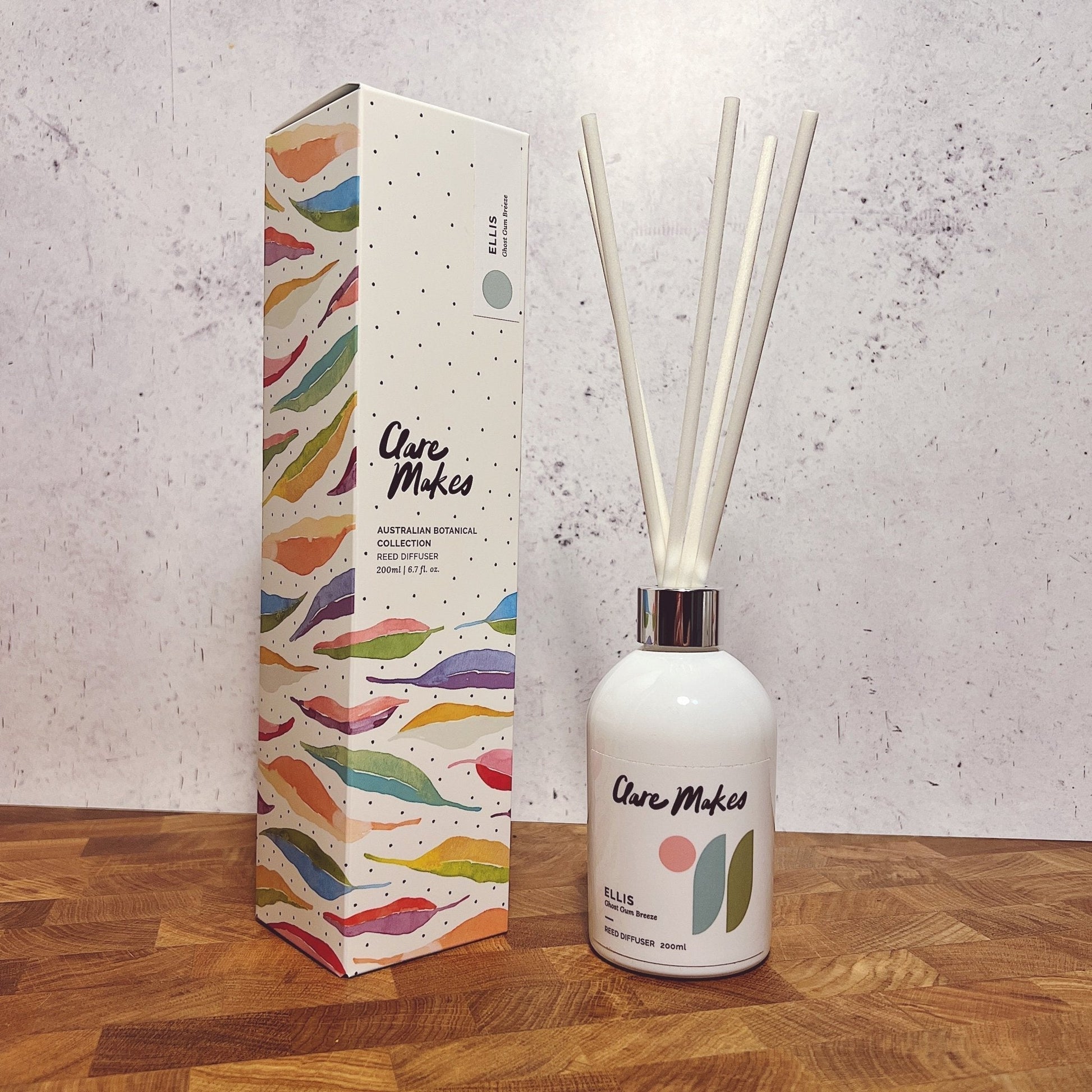 Clare Makes Ellis Reed Diffuser - Australian botanical scent