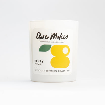 Clare Makes Henry Medium Candle - Australian botanical scent