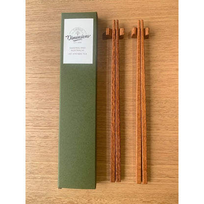 Silky Oak Chopsticks Gift Set – Timber Dimensions Brisbane