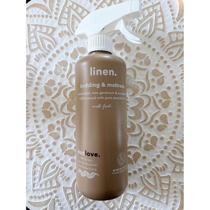 Natural Linen Spray Rose Geranium & Himalayan Cedarwood