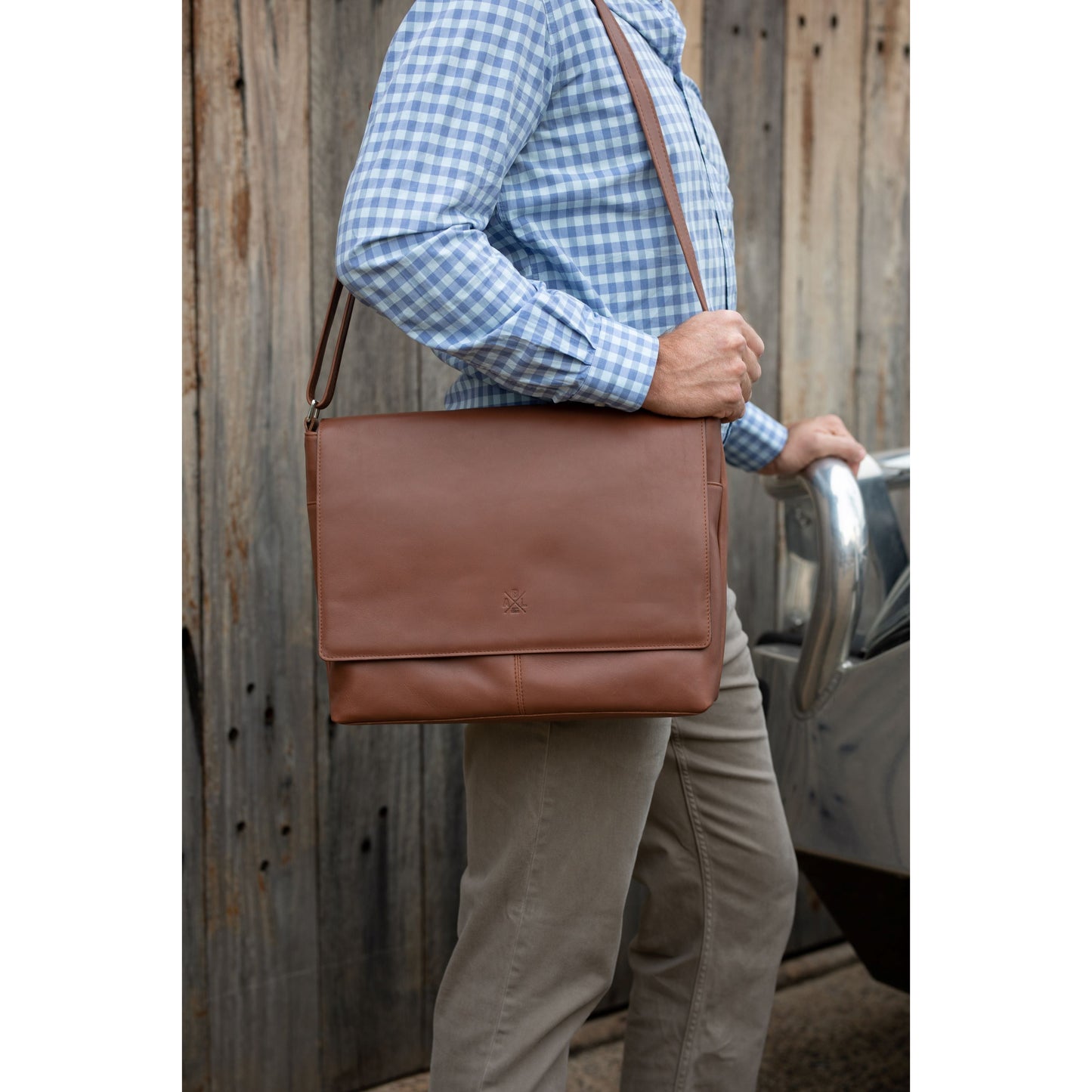 Tenterfield Laptop Satchel - Aussie Bush Leather