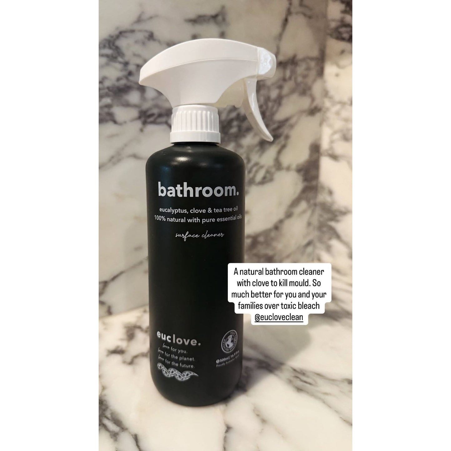 Bathroom & Mould Cleaner with Clove oil - Clean Conscious Award winner 2025