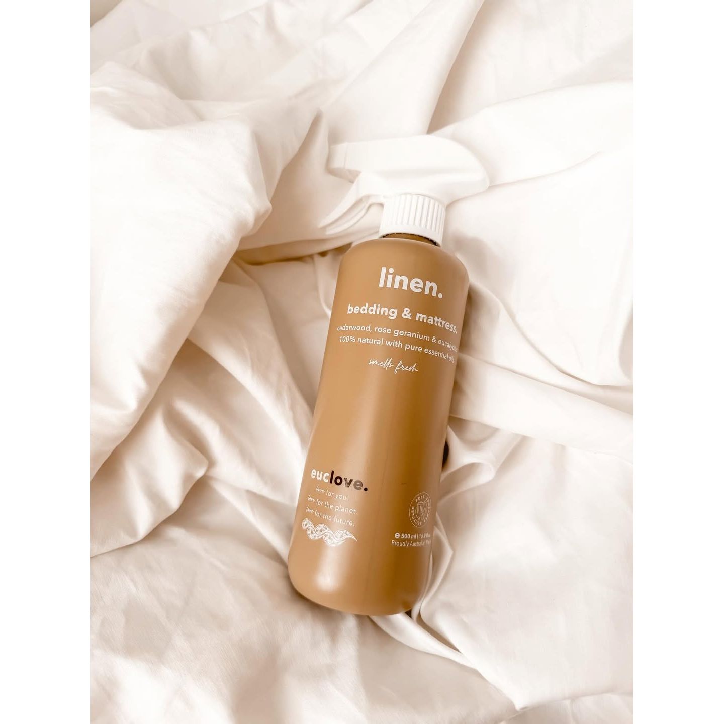Natural Linen Spray Rose Geranium & Himalayan Cedarwood