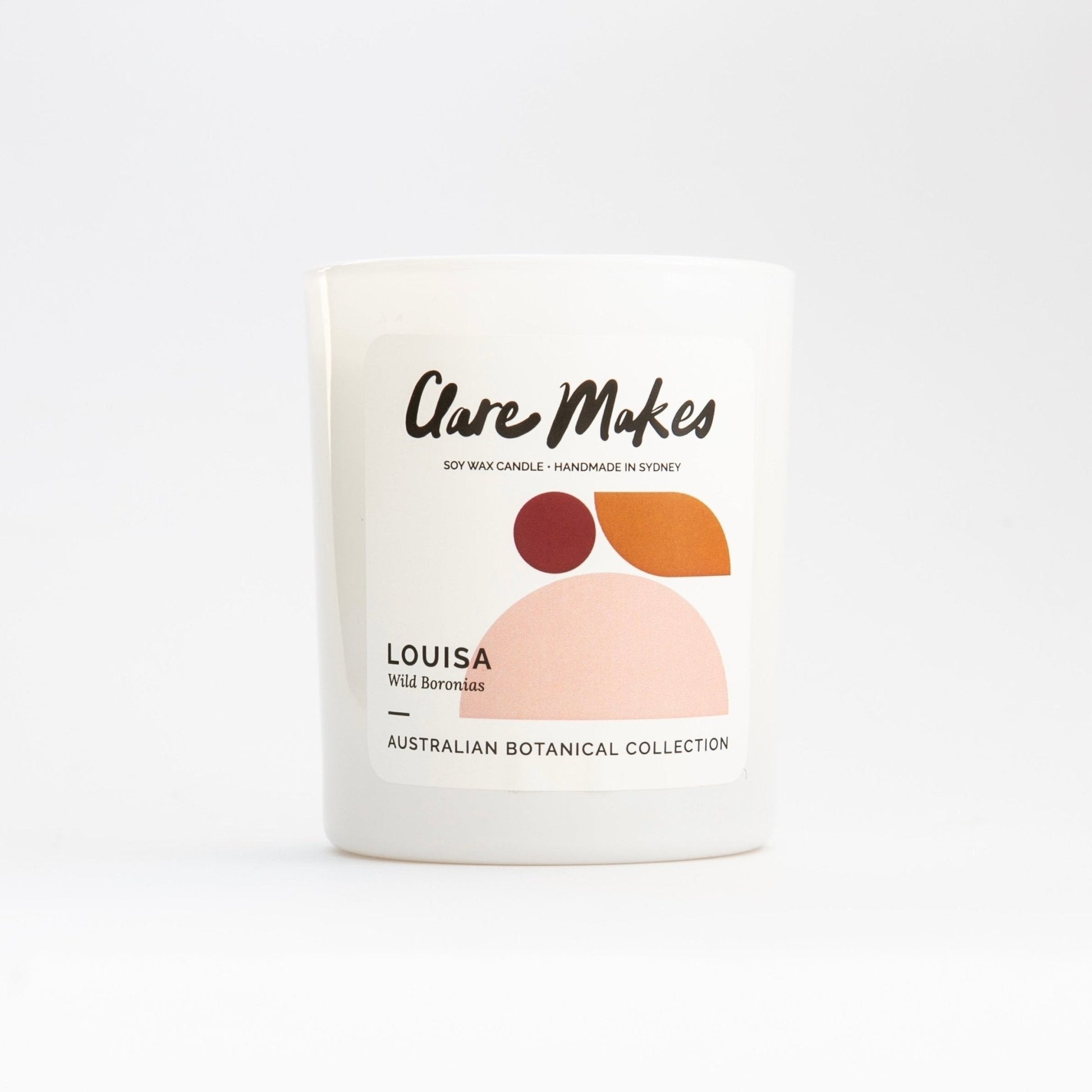 Clare Makes Louisa Medium Candle - Australian botanical scent