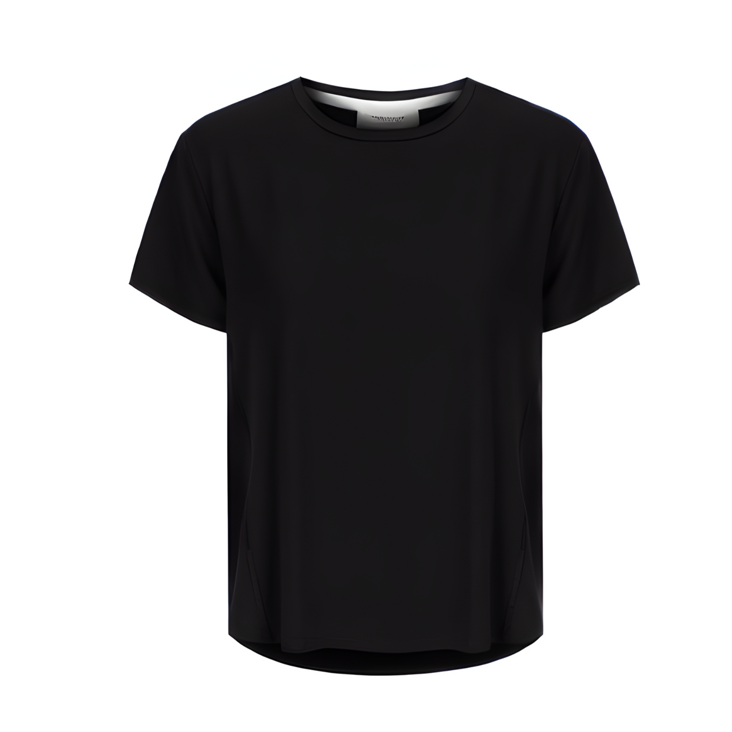 Premium Shelly Round Neck Tee - Black
