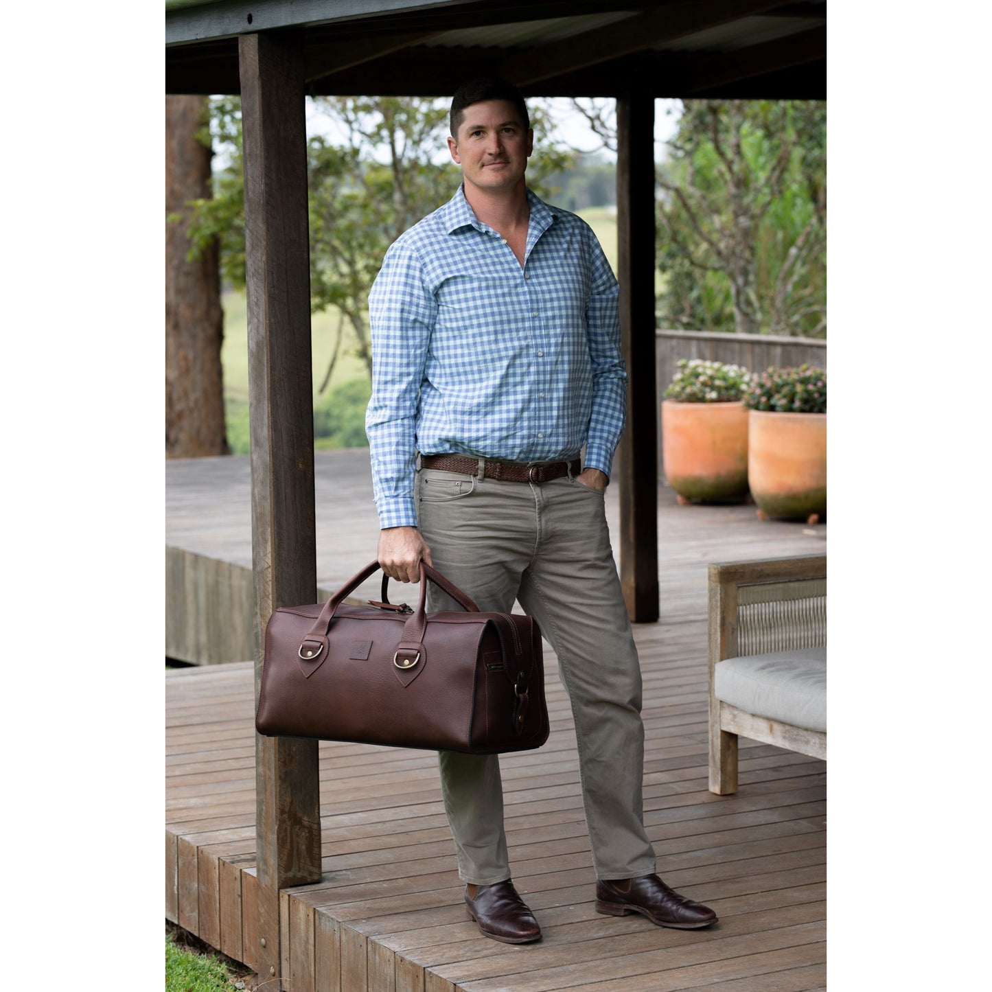 Overlander Travel Bag - Aussie Bush Leather
