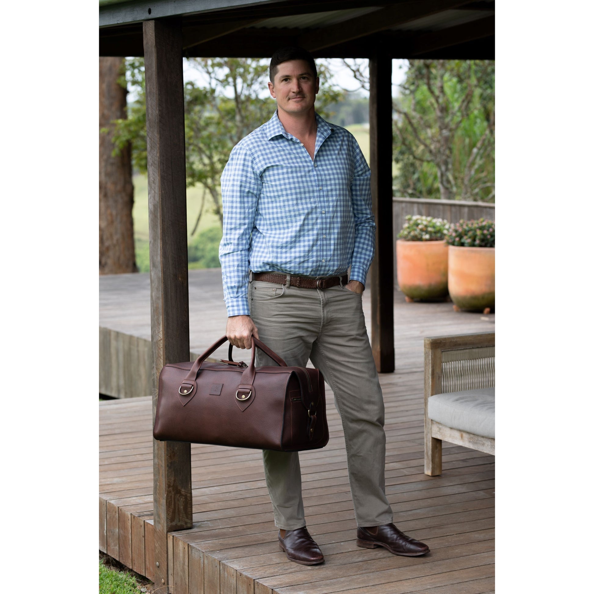Overlander Travel Bag - Aussie Bush Leather