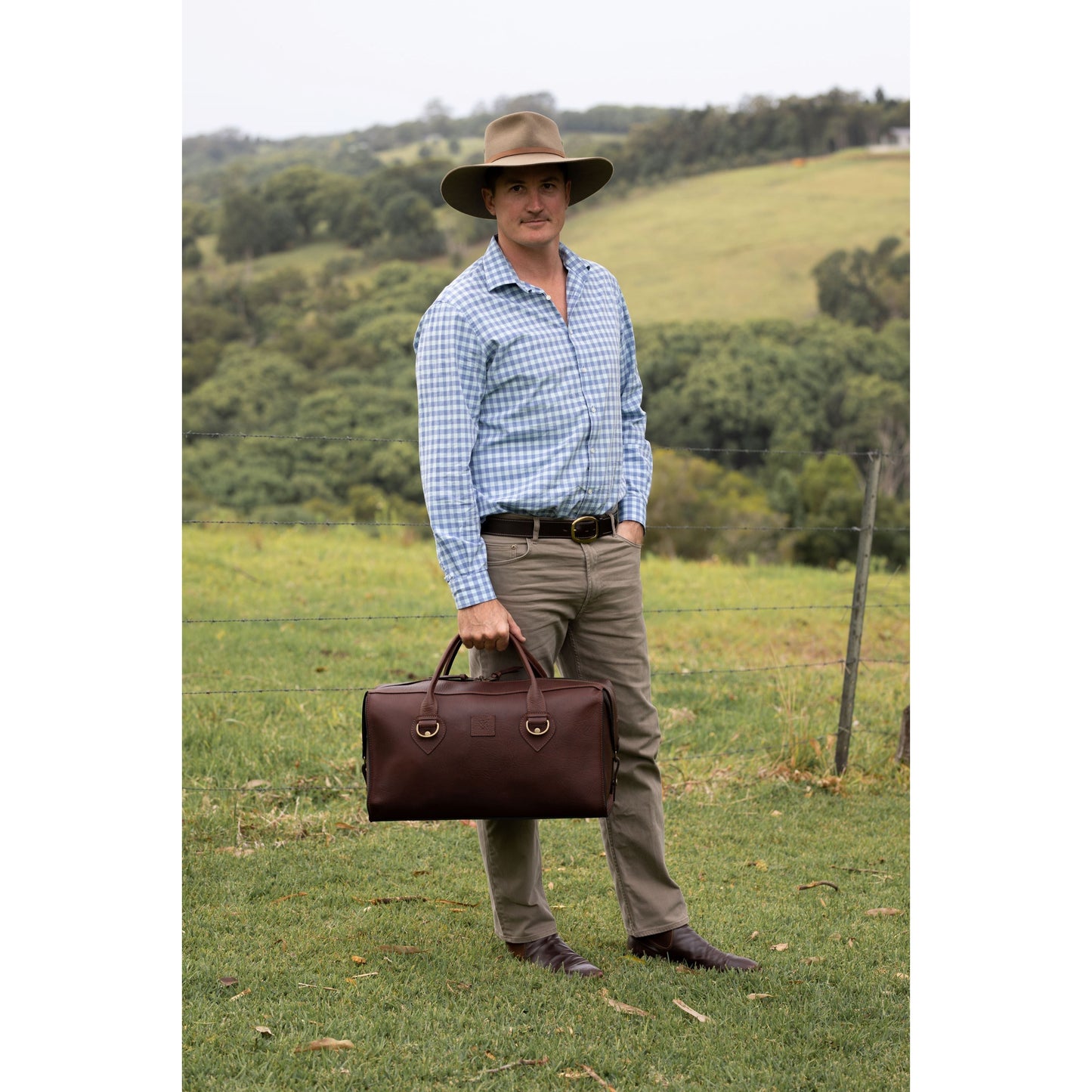 Overnighter Travel Bag - Aussie Bush Leather