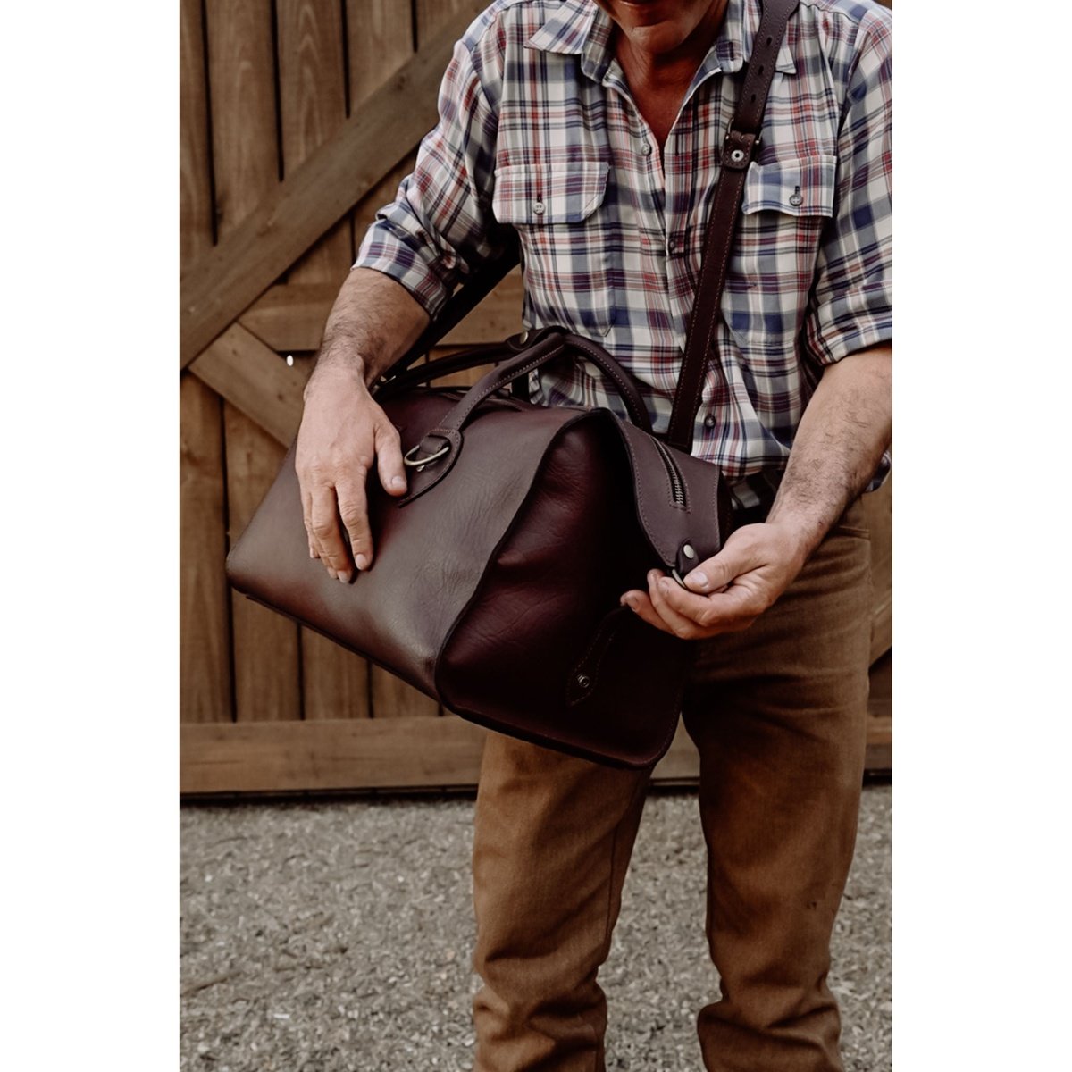Overnighter Travel Bag - Aussie Bush Leather