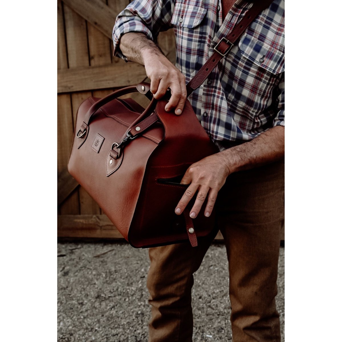 Overnighter Travel Bag - Aussie Bush Leather