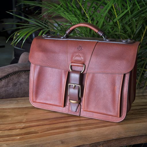 Saddler Briefcase - Aussie Bush Leather