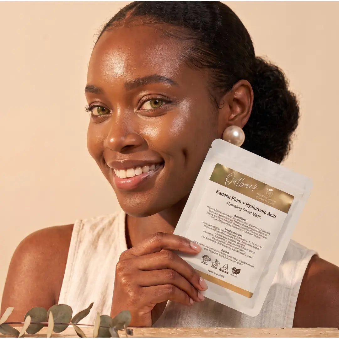 Tasic Pure Oils Outback Kakadu Plum bamboo fibre sheet mask product photo