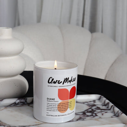 Clare Makes Diane XL Candle - Australian botanical scent