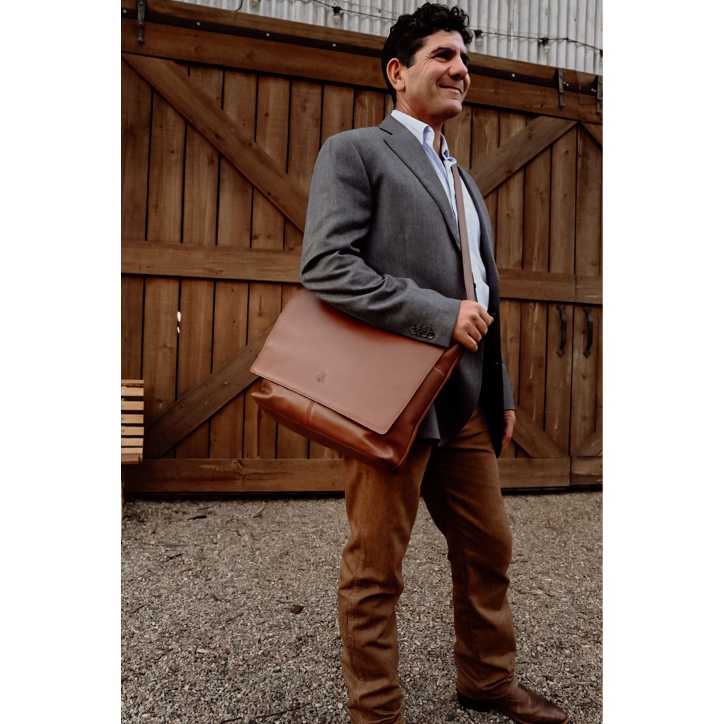 Tenterfield Laptop Satchel - Aussie Bush Leather