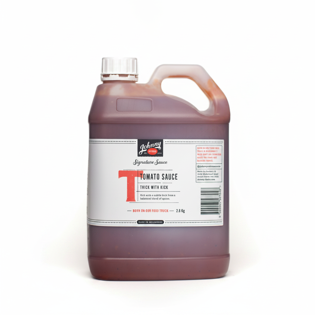 Tomato Sauce - Food Service (Carton of 3 x 2.75kg) — Johnny Retro, made in Melbourne
