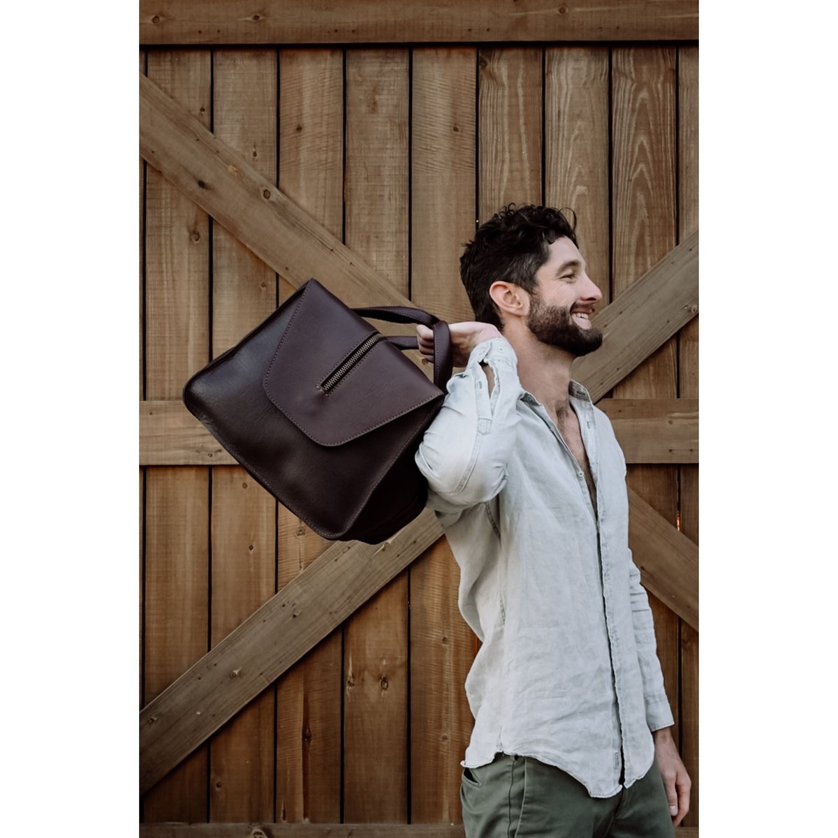 The Traveller - Engraving Test - Aussie Bush Leather