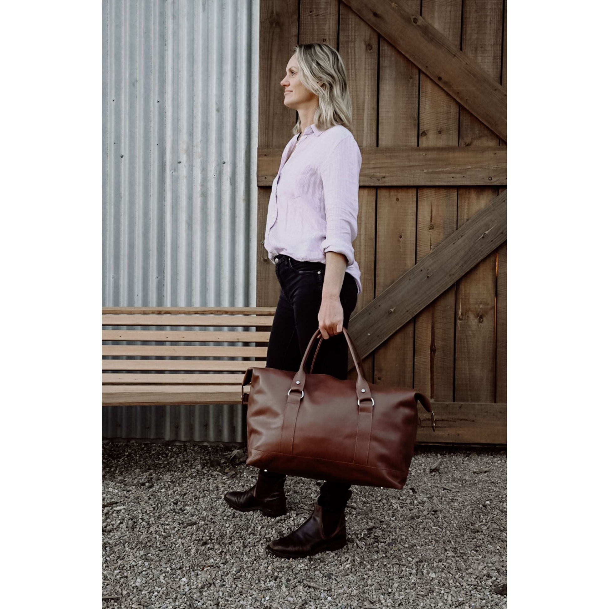 Voyager Weekender - Aussie Bush Leather