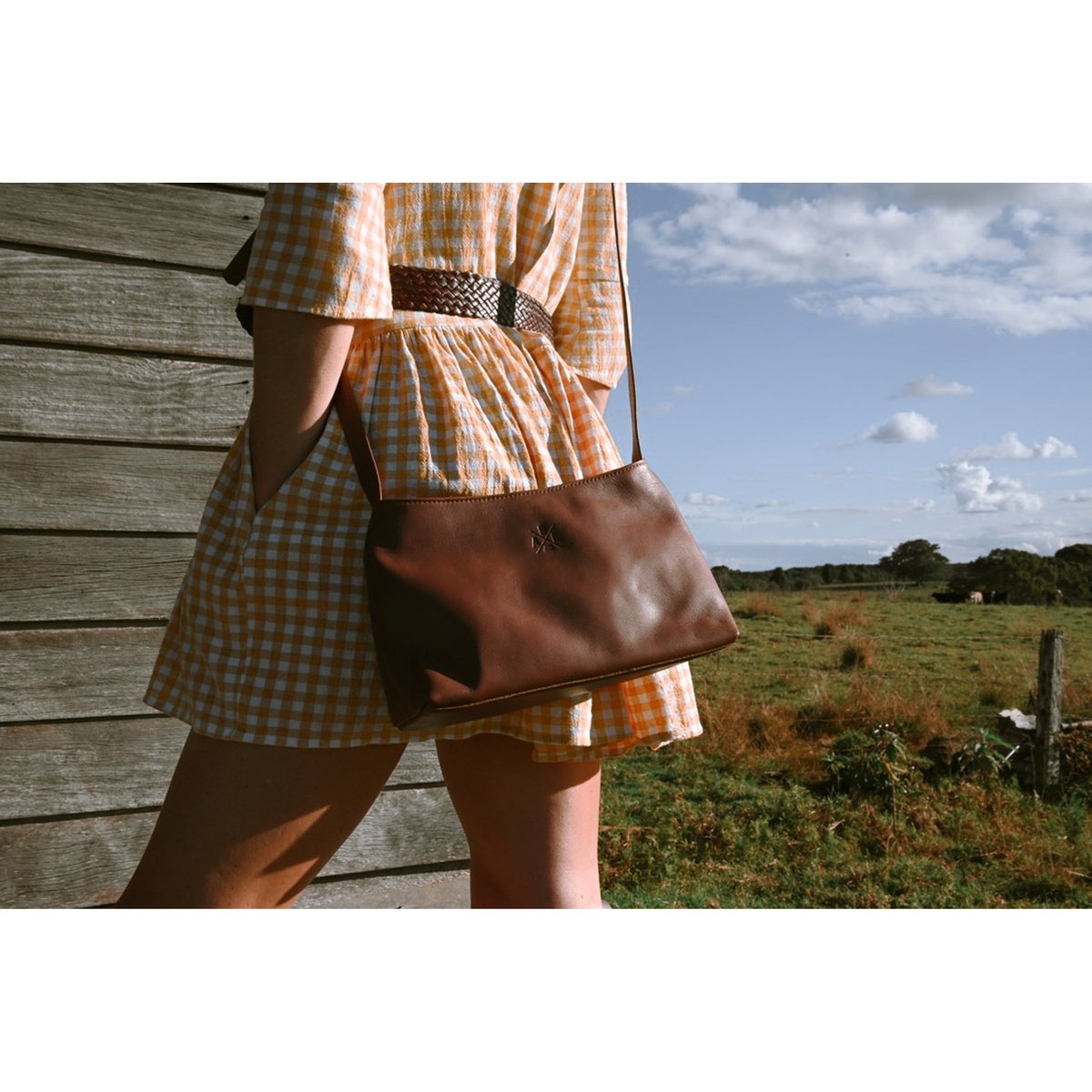 Waratah Shoulder Bag - Aussie Bush Leather
