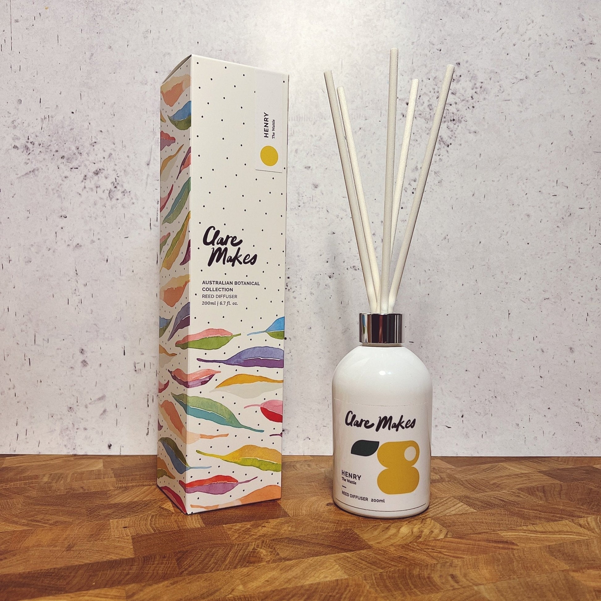 Clare Makes Henry Reed Diffuser - Australian botanical scent